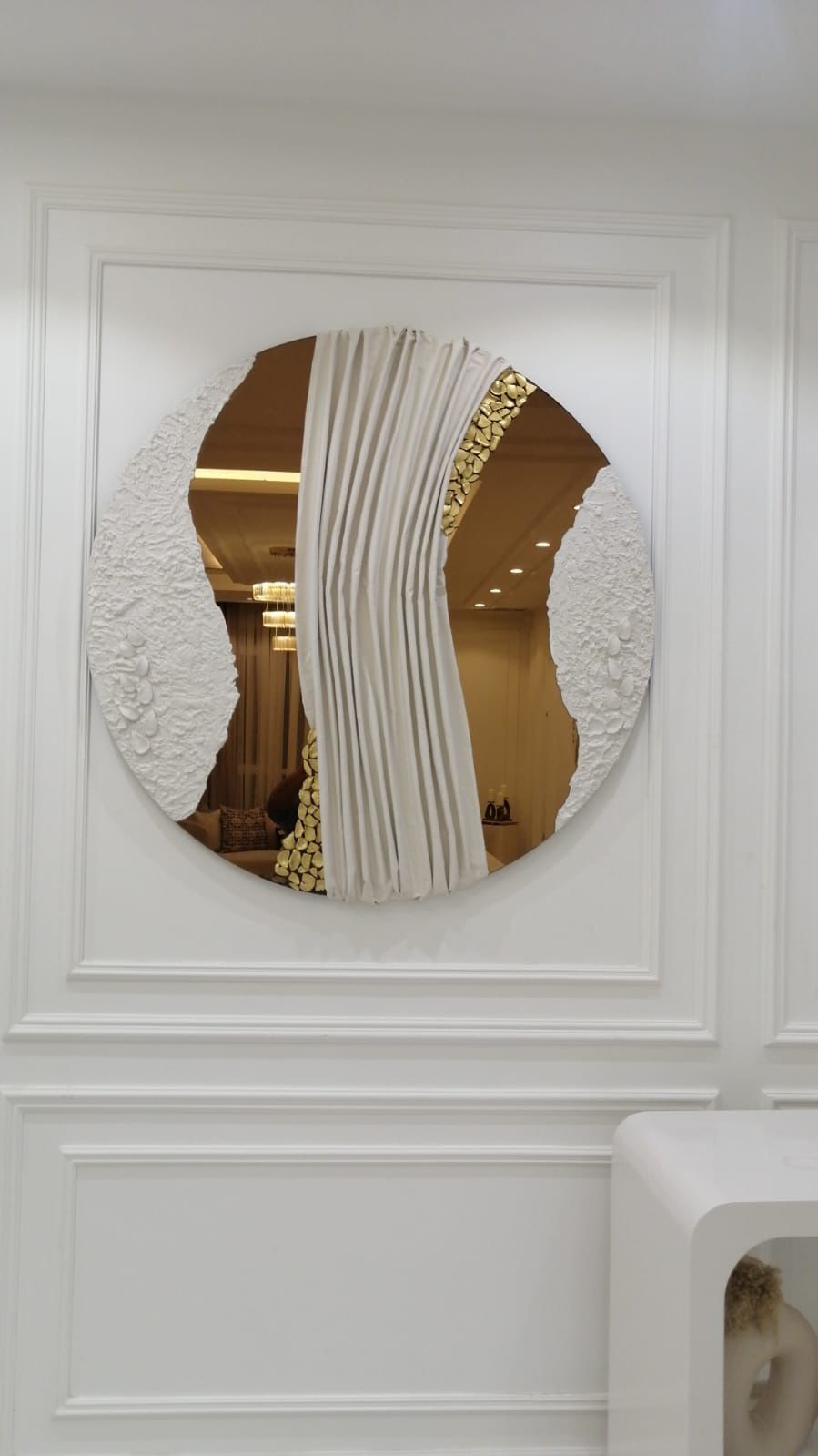 Hand crafted Circle mirrors 964