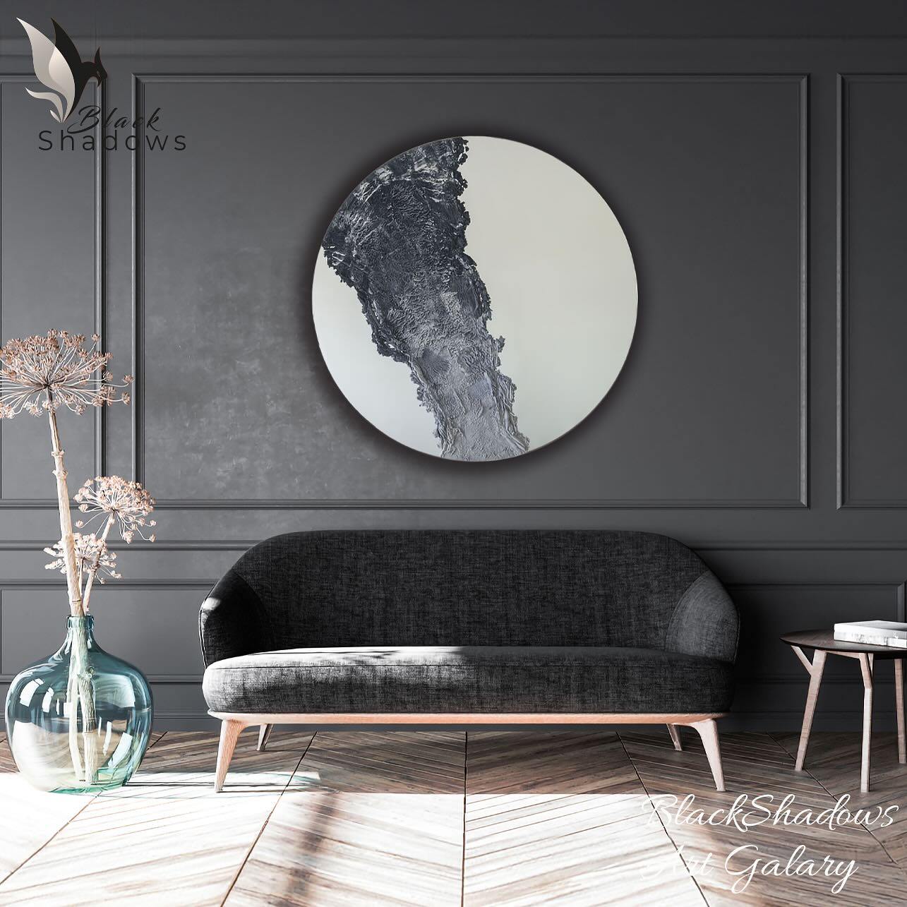 Hand crafted Circle mirrors 735