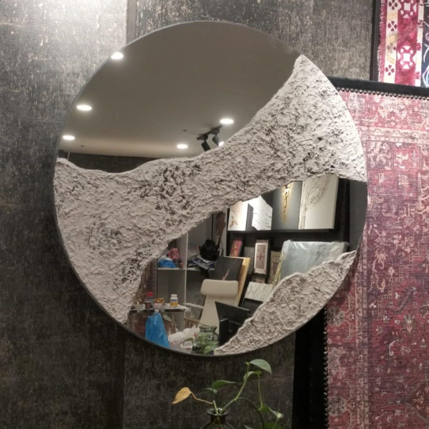 Hand crafted Circle mirrors 735