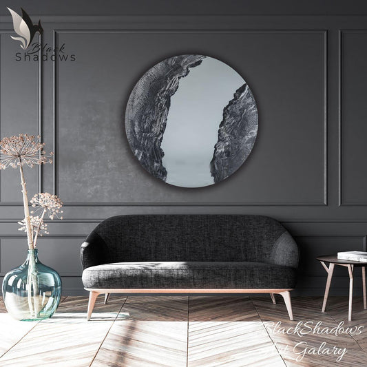 Hand crafted Circle mirrors 735